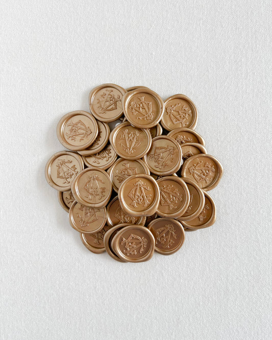 Round 1" Self-Adhesive Wax Seals