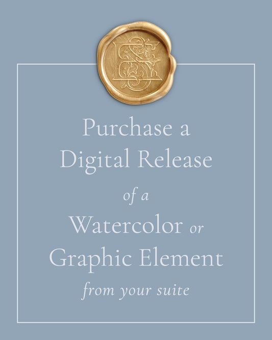 Digital Release of a Watercolor or Graphic Element