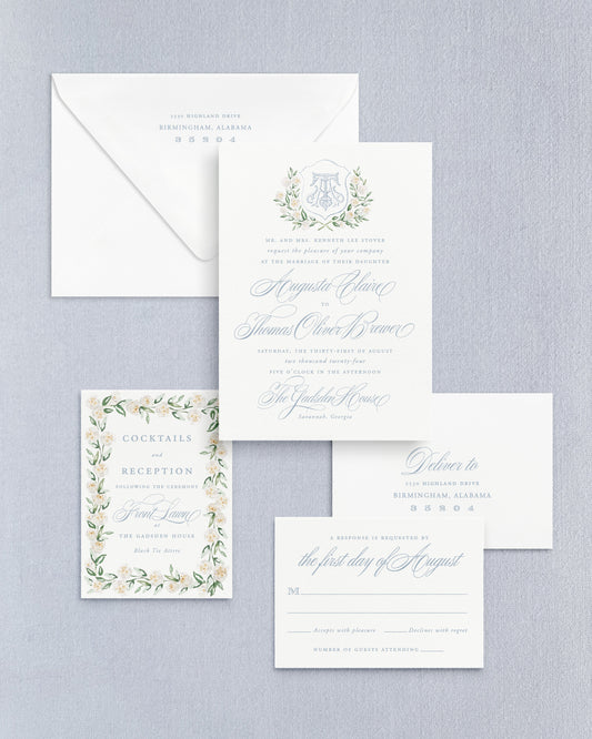 Augusta Five-Piece Suite (Preview Test) (Liners) Empress Stationery