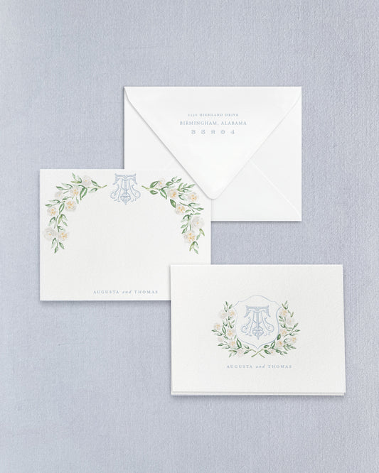Augusta Thank You Cards Empress Stationery