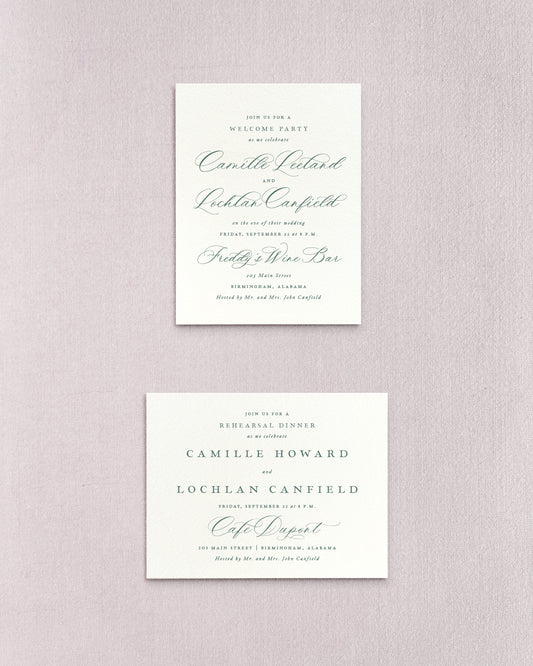 Camille Rehearsal or Welcome Party Insert