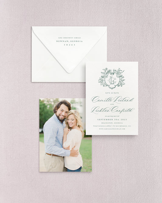 Camille Vertical Save the Date No. 1