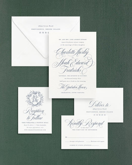 Charlotte Five-Piece Suite Empress Stationery