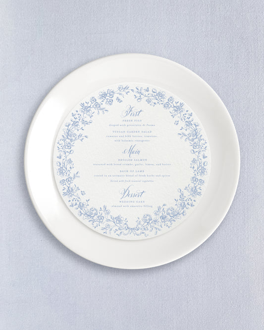 Eleanor Round Dinner Menus