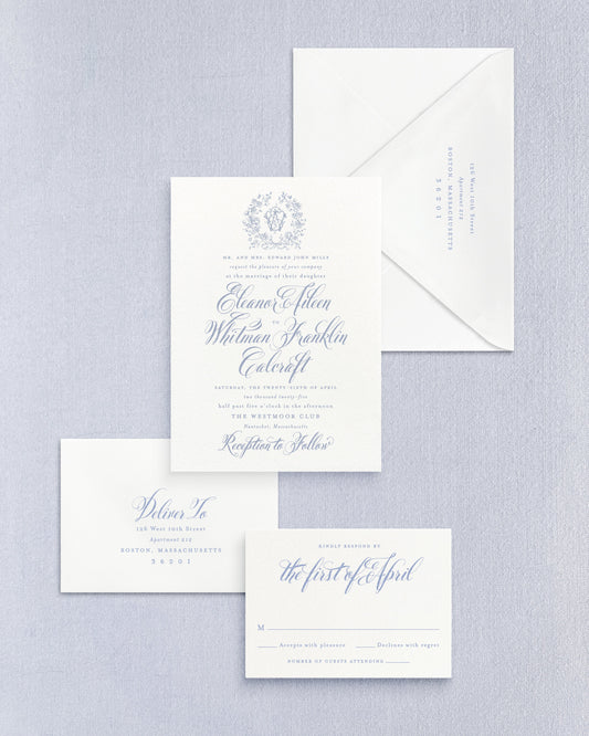 Eleanor Four-Piece Suite Empress Stationery