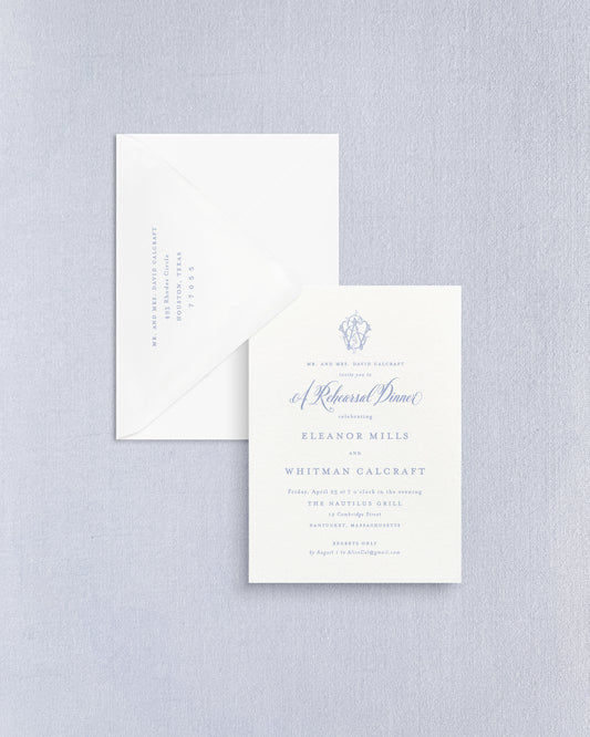 Eleanor Rehearsal Dinner Invitation