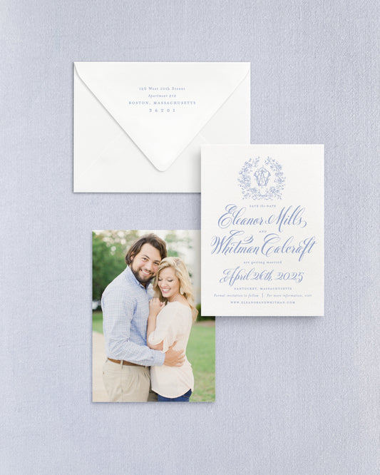Eleanor Vertical Save the Date No. 1 Empress Stationery