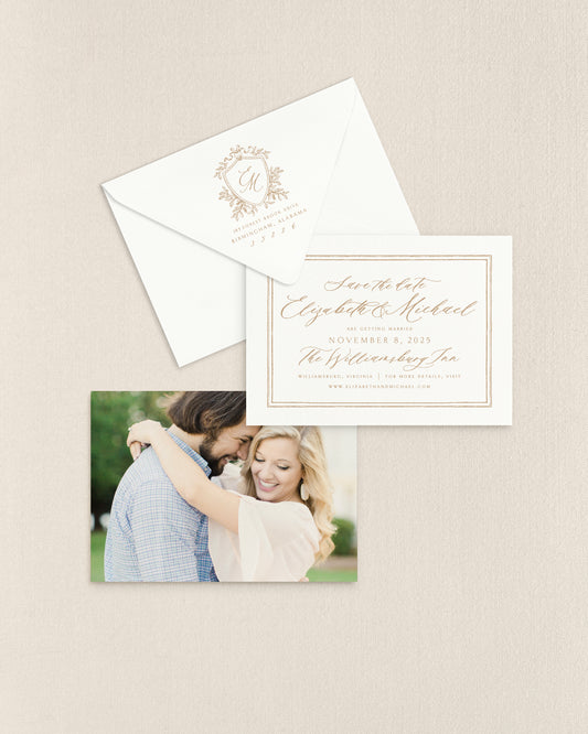 Elizabeth Horizontal Save the Date No. 2