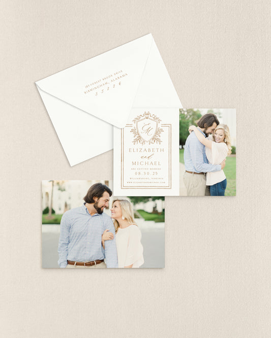 Elizabeth Horizontal Save the Date No. 3 - Ft. Photo Front
