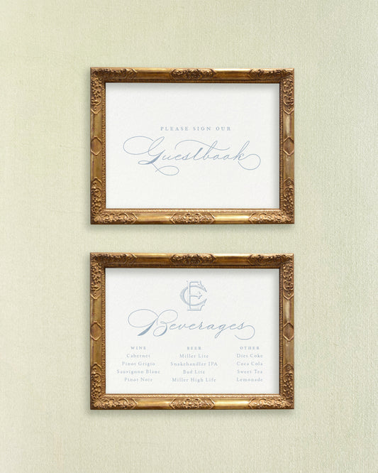 Eugenia 5 x 7 Signage Empress Stationery