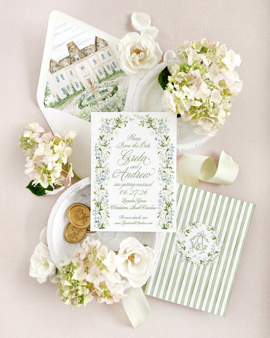 Greta Curated Save the Date No. 2 Empress Stationery