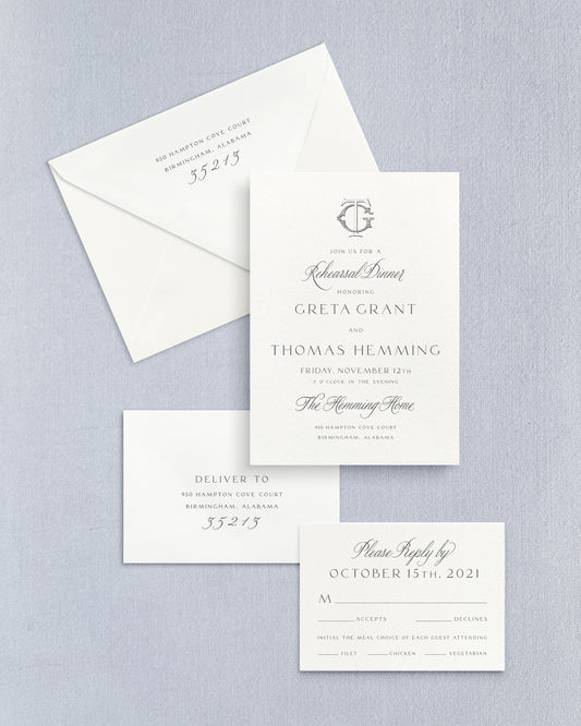 Greta Rehearsal Dinner Suite