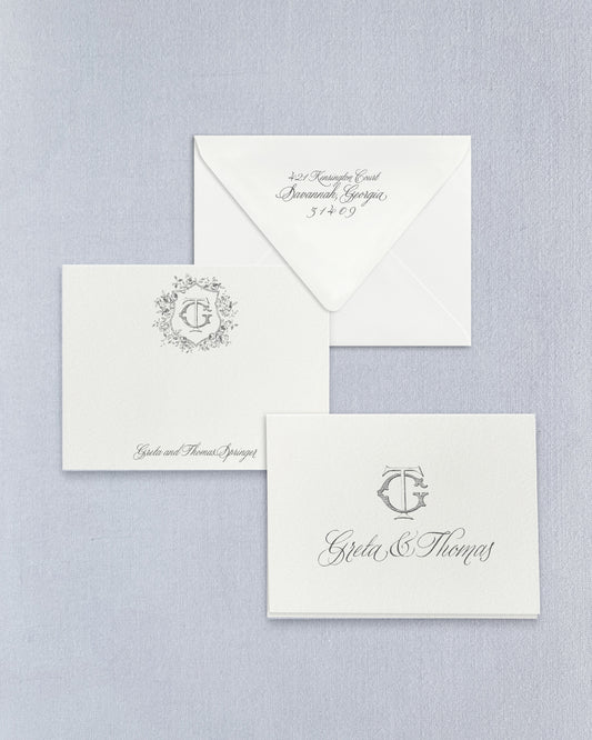 Greta Thank You Cards Empress Stationery