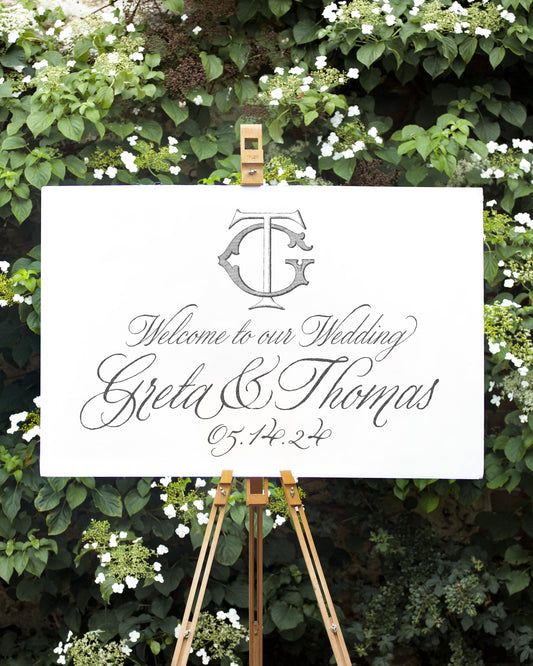 Greta Welcome Sign Digital File