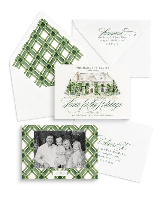Home for the Holidays Christmas Card Empress Stationery