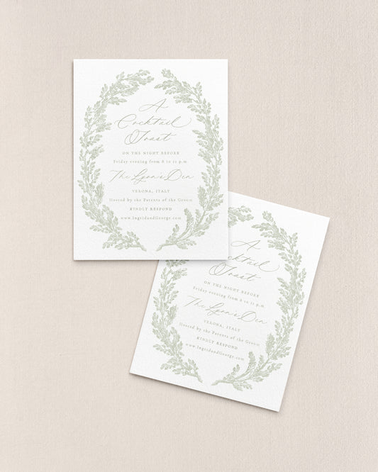Ingrid Welcome Party Invitation Insert