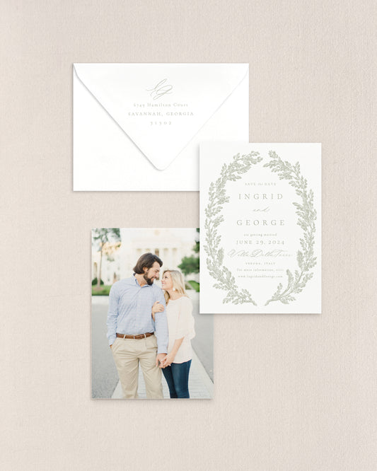 Ingrid Vertical Save the Date No. 2