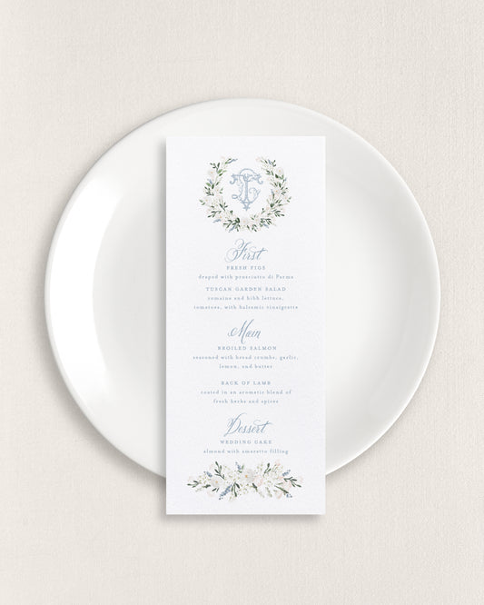 Louisa Seated Dinner Menus