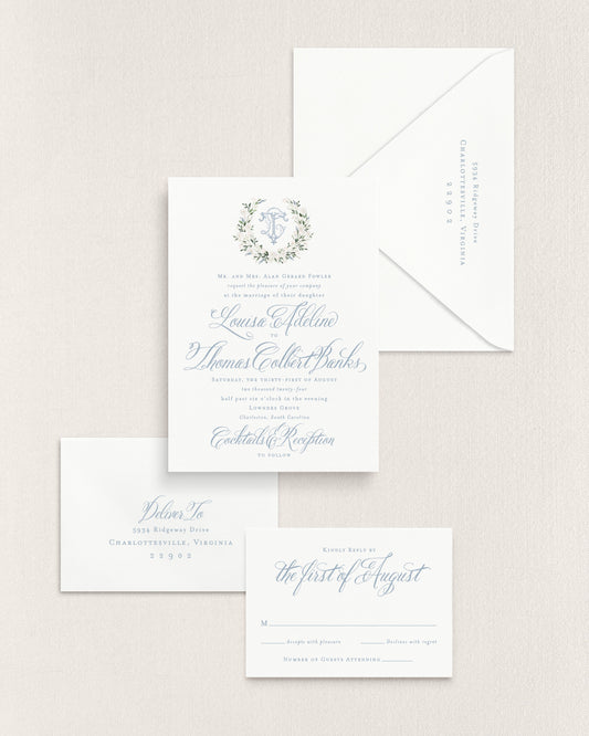Louisa Four-Piece Suite Empress Stationery