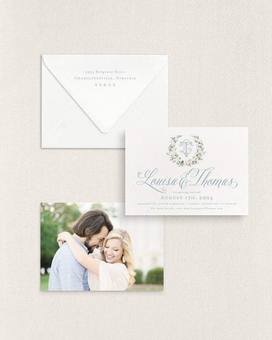 Louisa Horizontal Save the Date No. 1