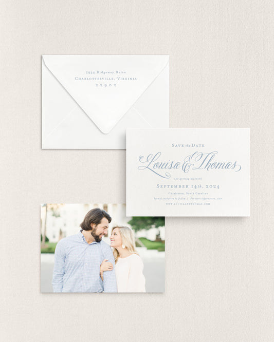 Louisa Horizontal Save the Date No. 2