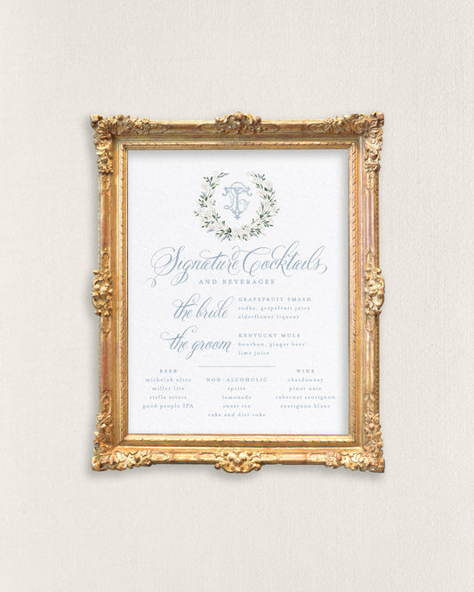Louisa 8 x 10 Signage
