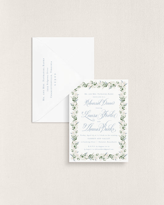 Louisa Rehearsal Dinner Invitation