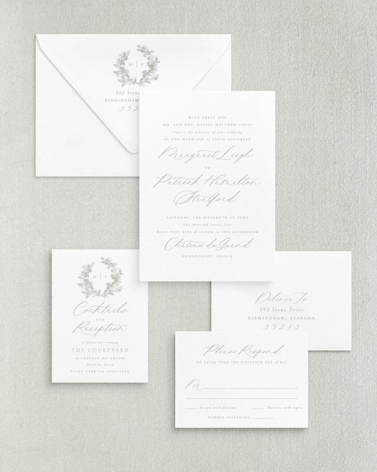 Margaret Five-Piece Suite Empress Stationery
