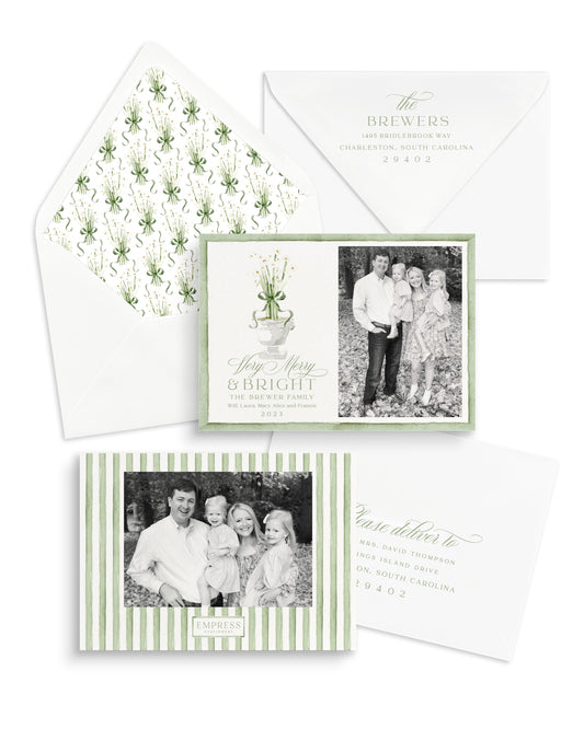 Paperwhites Christmas Card Empress Stationery