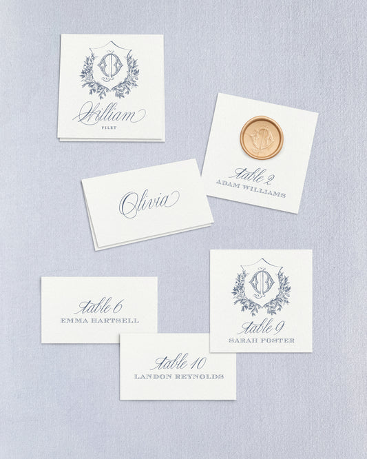 Ophelia Escort and Place Cards