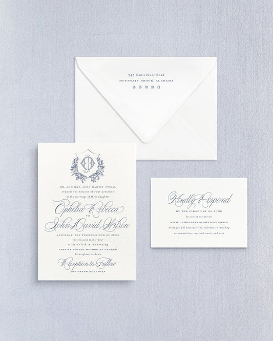 Ophelia Three-Piece Suite (No Preview) Empress Stationery