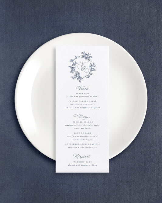 Vivienne Seated Dinner Menus