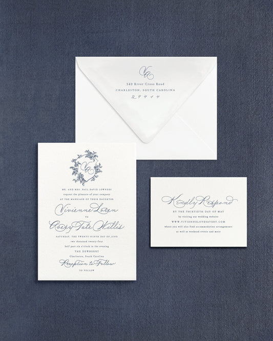 Vivienne Three-Piece Suite Empress Stationery