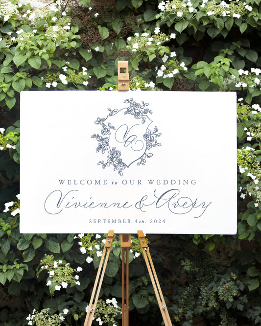 Vivienne Welcome Sign Digital File
