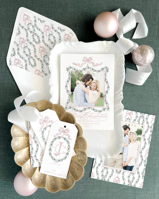 The Future Mr. and Mrs. Christmas Card Empress Stationery