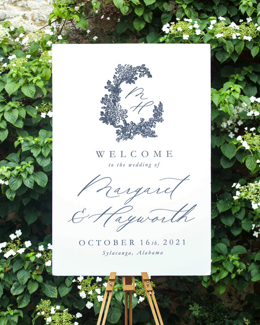 Margaret Welcome Sign Digital File