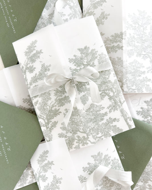 Tree Toile Vellum Cover