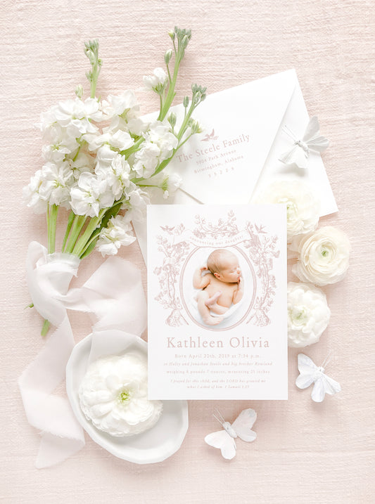 Little Girl Woodlands Announcement