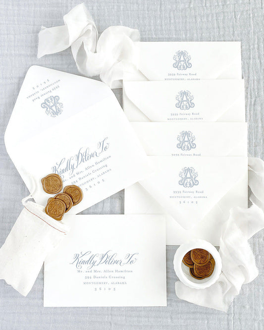 Digital Guest Addressing Empress Stationery