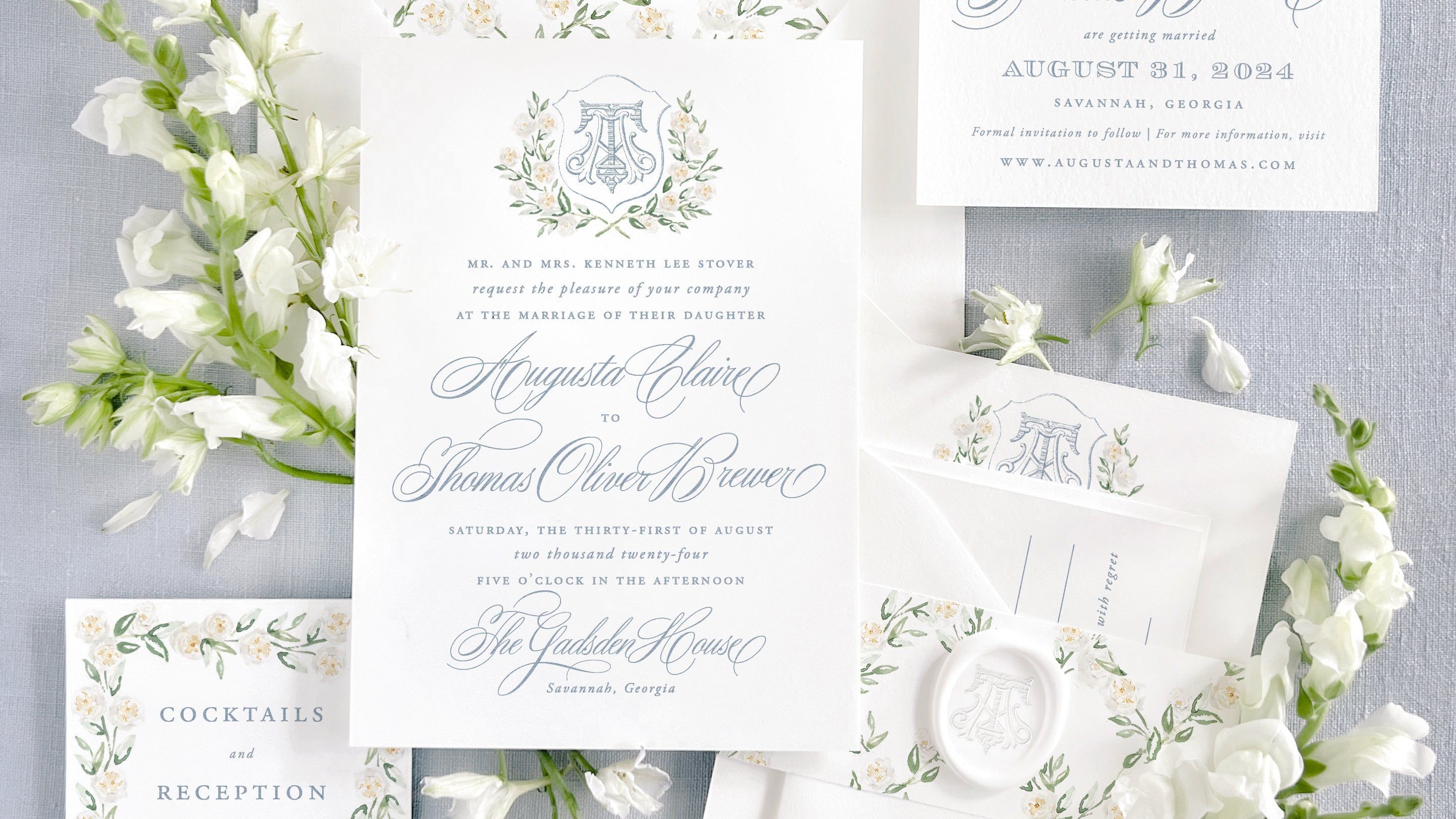 The Augusta Suite Empress Stationery