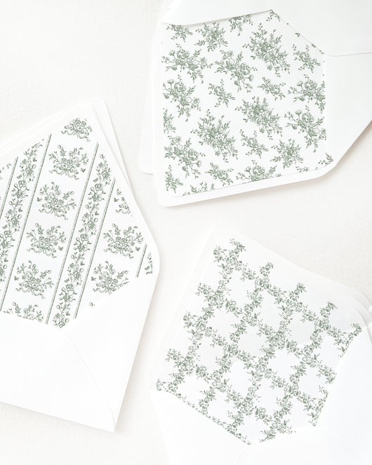 Pattern and Motif Envelope Liners – Empress Stationery
