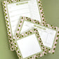 Pink Palms Large Agenda Notepad