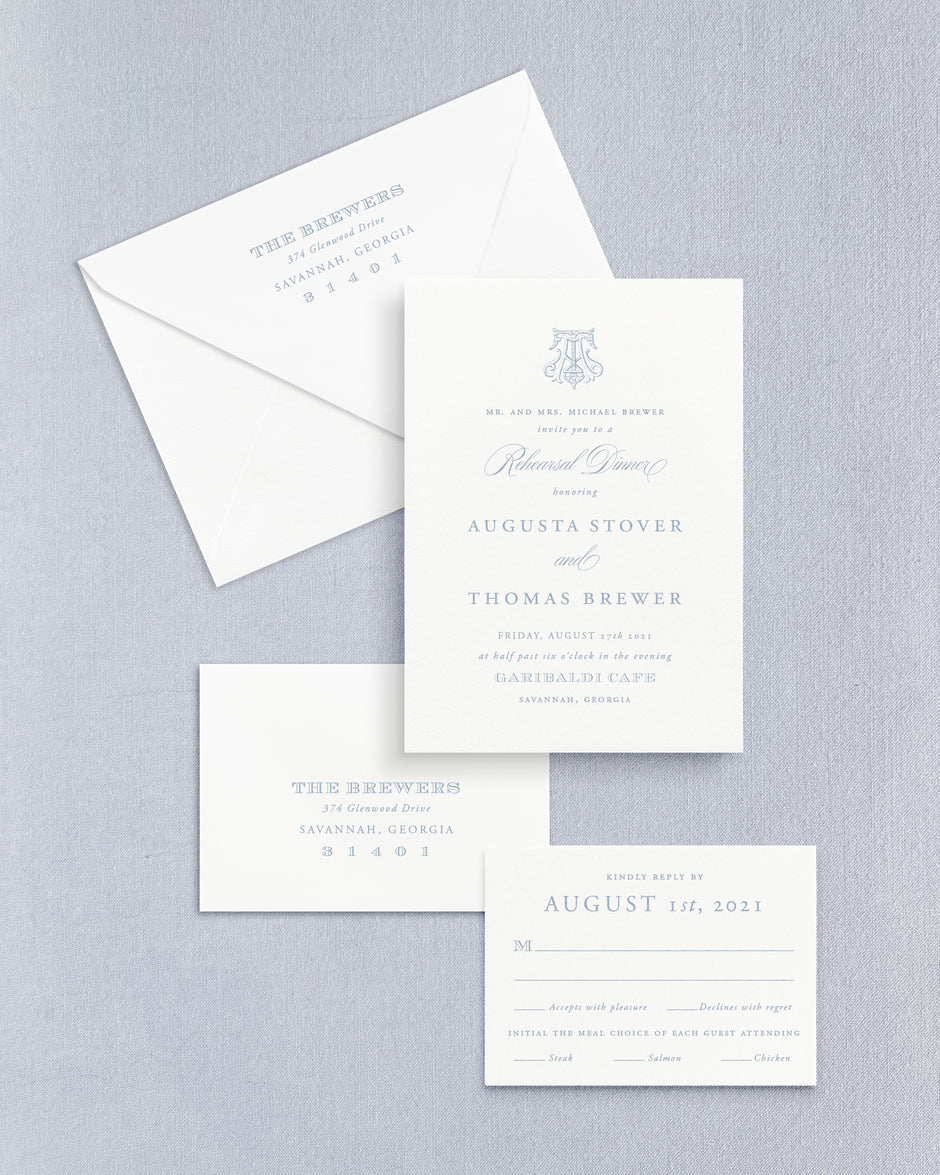 Rehearsal Dinner – Empress Stationery