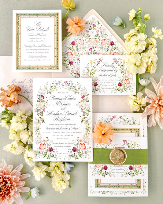 Beatrice Couture Invitation Suite