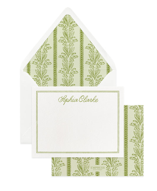Bellflower Personalized Note Set