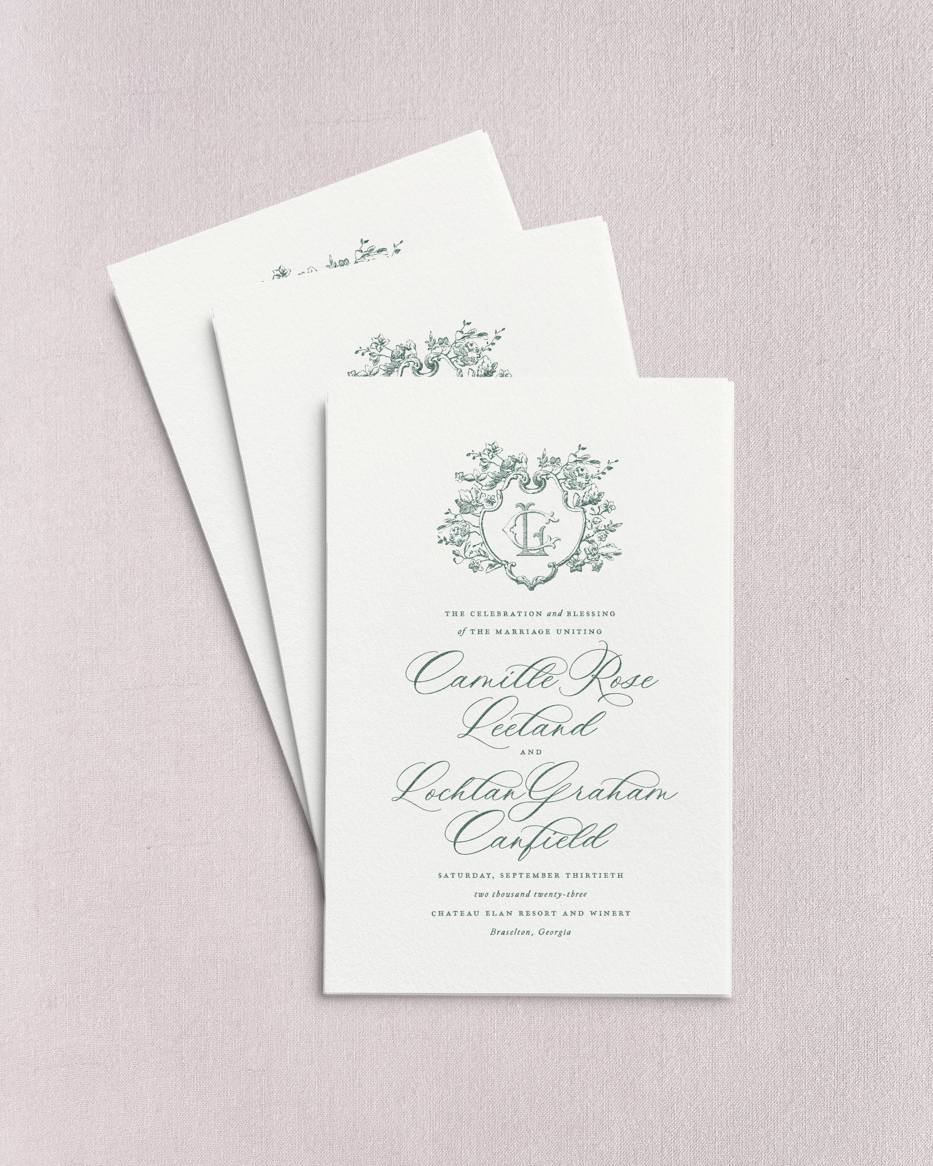 Folded Program Insert Wedding program paper 60 photos - Astyledwedding.com