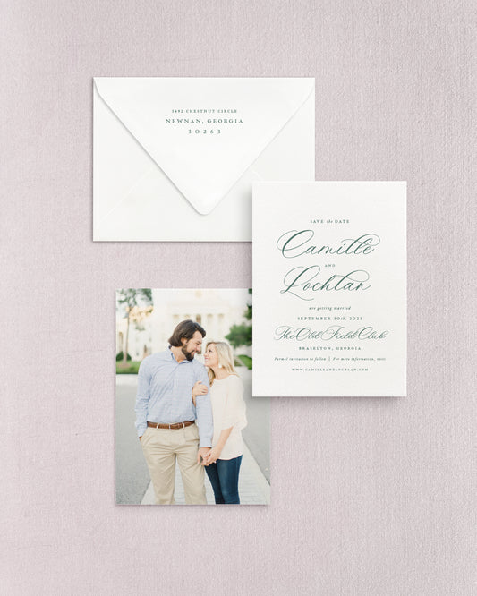 Camille Vertical Save the Date No. 2