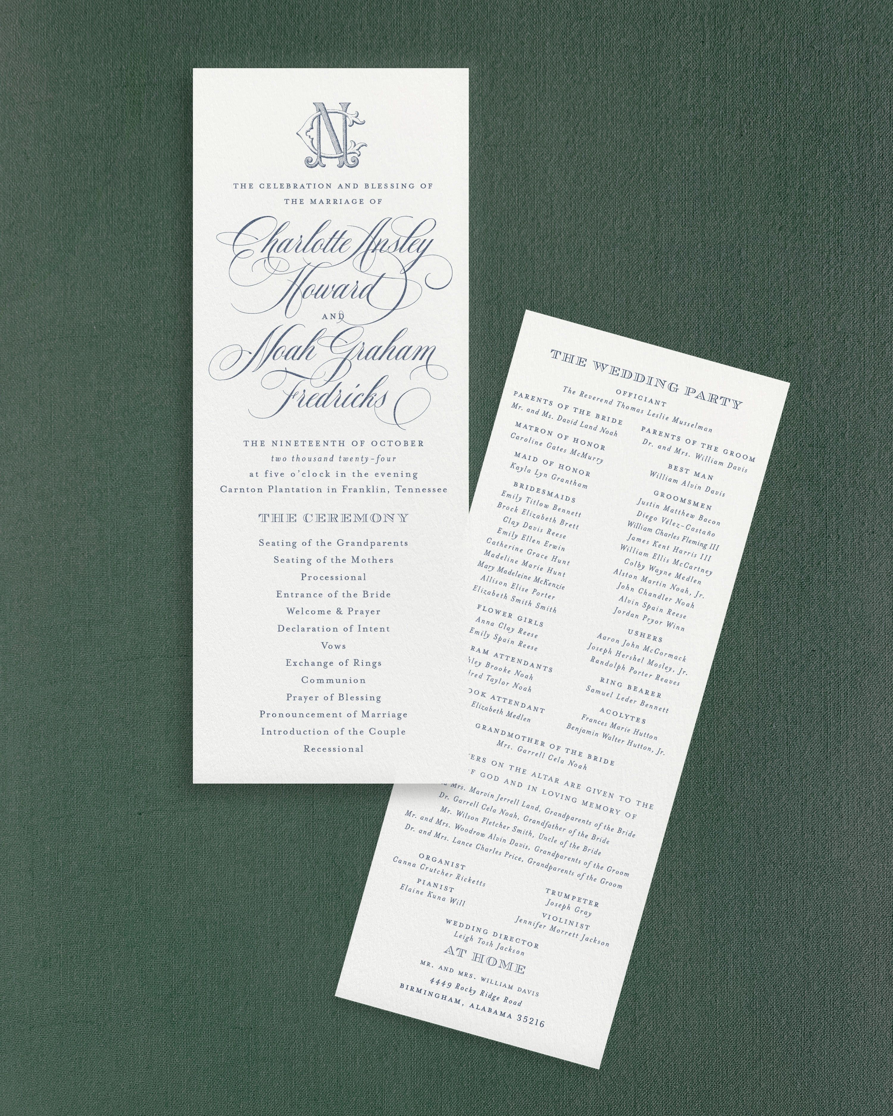 Programme Paper Example Wedding Program Wedding program paper 60 photos - Vianawedding.com