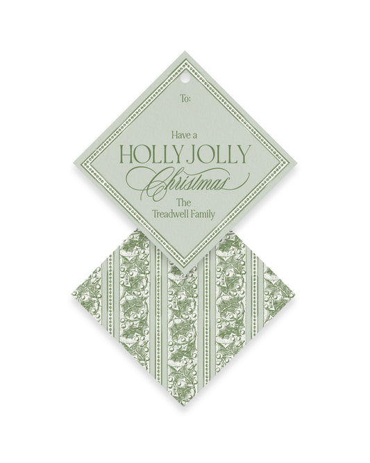 Holly Jolly Gift Tag