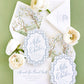 Eleanor Scalloped Chinoiserie Save the Date